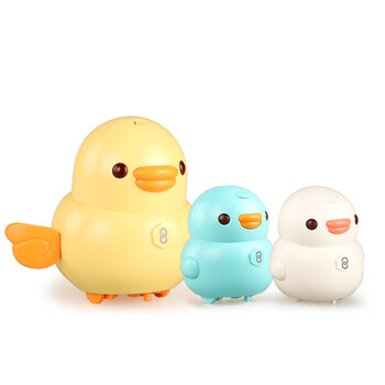 迪士尼宝宝电动摇摆小分队音乐玩具婴儿唱歌鸭子会走路动物黄鸭男孩