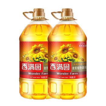 香-满-园食用油 食用植物调和油5l植物油食用油健康 香满园植物调和5l