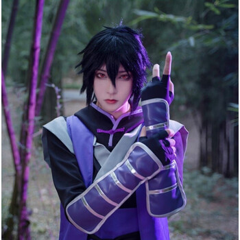 2021新款 刺客伍六七cos儿童成人阿柒的衣服魔刀千刃567五刺客装假发
