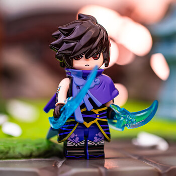 王者荣耀马超神威无双飞将mvp拼装积木小人仔moc盲盒玩具 澜 精美款