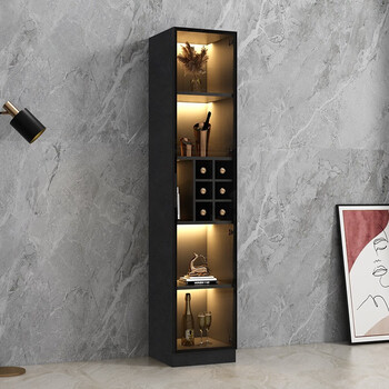 变量 酒柜 现代简约实木酒柜客厅隔断柜靠墙玄关柜玻璃储物柜欧式极简