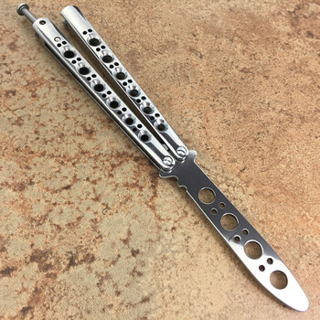 theone镜面一体镜光版练习训练刀镜面款 蝴蝶甩手刀