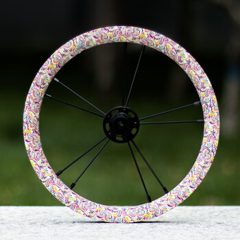 平衡车轮组赛gipsy轮组儿童滑步车平衡车轮组子轮胎升级改装配件s车