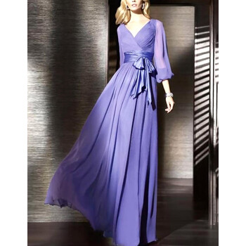 原创设计师女装女巫和骑士简约女神范气质连衣裙2022春装欧洲站收腰显瘦优雅裙子 紫色 XL