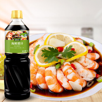 珍选海鲜捞汁1l瓶 海鲜调料汁凉拌菜调料汁 海鲜汁 捞汁什锦【图片 价