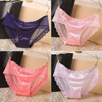 内衣内裤情调少妇内裤女生内衣大学生性感系带性感女士系带内裤4条装