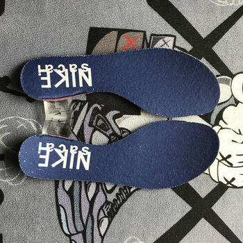 适配sacai联名解构鞋垫华夫卡其灰白黑白酒红双钩走秀款3.0 蓝色 44