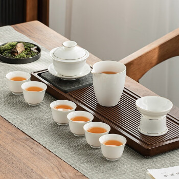 【常生源】哥窑茶具套装-冰裂开片，品鉴优美茶汤|怎么看京东整套茶具最低价