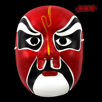 京剧 川剧脸谱 川剧变脸京剧脸谱面具全脸儿童可戴说唱手工手绘古风