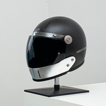 法国veldt维尔特碳纤维全盔手工定制哈雷宝马凯旋印第安复古头盔男女