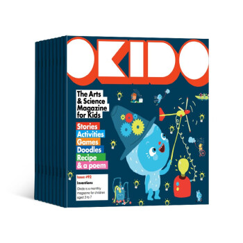 【预售】OKIDO英文原版杂志订阅 2023年1月起订 1年共12期 杂志铺