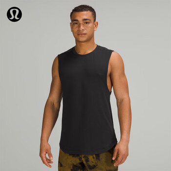 lululemon丨drysense 男士运动背心 *训练 lm3cxns 黑色 m/8