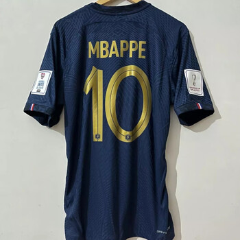 rdrt球员版法国球衣2022卡塔尔世界杯主场国家队姆巴佩本泽马足球服