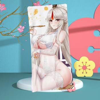 轩圆阁(xuanyuange)原神毛巾 原神游戏动漫毛巾刻晴可莉甘雨 28 50