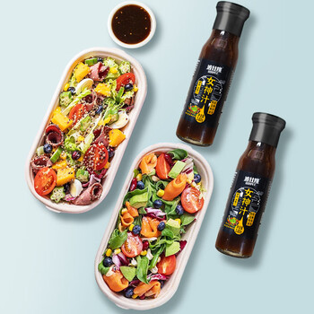 波比跳油醋汁240g波比跳健身油醋汁0z肪女神汁240g零脂女神汁240g1瓶