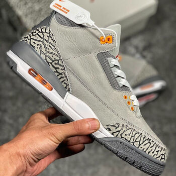 2021马思唯同款aj3酷灰小恐惧运动鞋男子ct8532-012 纯原级 44