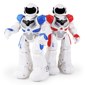 益米 儿童玩具男孩玩具 遥控机器人对打机械战警可对战 电动感应唱歌跳舞节日2-4-6岁新年情人节礼物