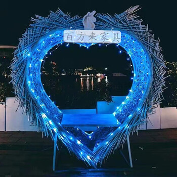 户外景观道具 景区网红打卡网红藤编鸟巢爱心吊椅民宿吊床打卡秋千