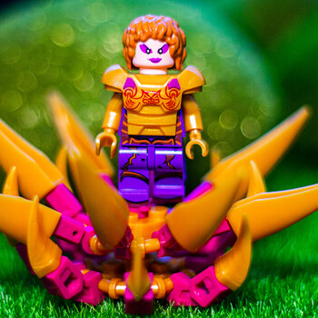 动画斗罗大陆唐门刺客伍六七柒拼装模骏虹骁 菊斗罗月关-奇茸通天菊