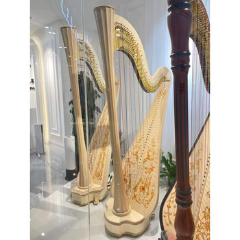 47弦踏板竖琴resonanceharps纯竖琴演奏级定制款series20原木