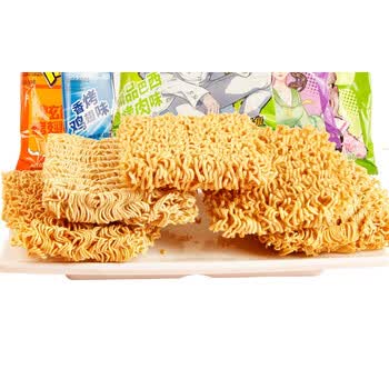 章鱼保罗海鲜味方便面干吃整箱装零食 魔法士一元系列(巴西烤肉味)42g