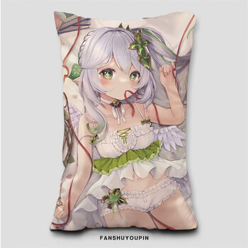 欧黛娜二次元原神睡觉抱枕卡通游戏周边等身刻晴胡桃甘雨半身长靠垫