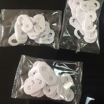 倩绣菲口罩挂钩不勒耳朵口罩简易挂勾不勒耳朵扣子挂钩白色pp料脱取