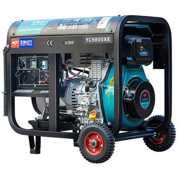 5kw千瓦380v柴油发电机开架款三相小型户外便捷应急施工