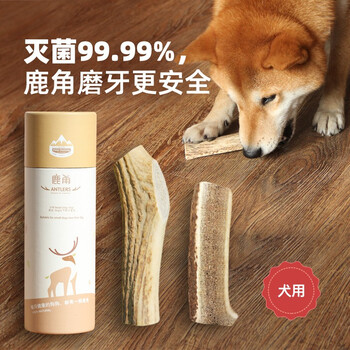 Dogedaddy多格爸爸俄罗斯进口狗狗鹿角磨牙棒骨头零食洁齿耐咬清洁大骨中型犬大型犬小型犬通用小号 剖面 5kg以下小型犬 图片价格品牌报价 京东