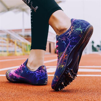 塑料刀钉鞋中考专用跑步碎钉鞋1000米男专业跑鞋鸳鸯钉鞋田径短跑男