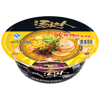 统一 汤达人酸辣豚骨拉面135g*6碗整箱方便面统一泡面速食碗面 (6碗)