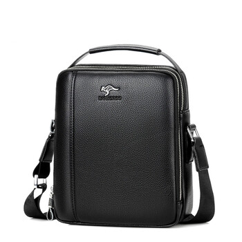 酷奇袋鼠男包单肩包男士公文包商务手提包小皮包男式手拿斜挎包潮