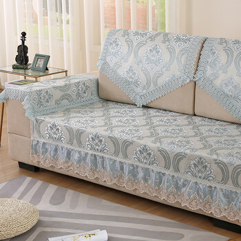 沙发靠背巾后背巾防滑沙发巾靠背巾盖布后背巾通用蕾丝扶手巾百搭中式