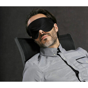 眼罩遮光睡眠男磁疗助眠女睡觉专用儿童护眼罩男士黑色均码可调节