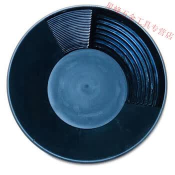 樟木淘金盆淘金盘淘金工具小型便携式淘金簸箕淘金木船淘金钵子 黑盆