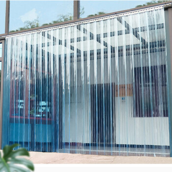 京彩莲  空调透明塑料门帘子pvc软玻璃门帘防蚊隔断春夏季家用门店皮