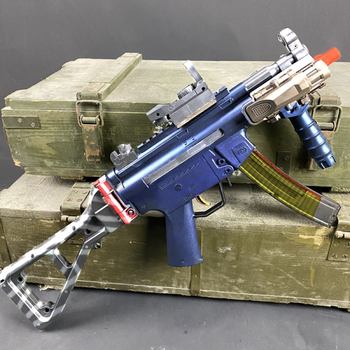 mp5冲锋抢可发射mp5晶发射器男宝宝礼物手自一体连发男孩玩具mp5涂鸦