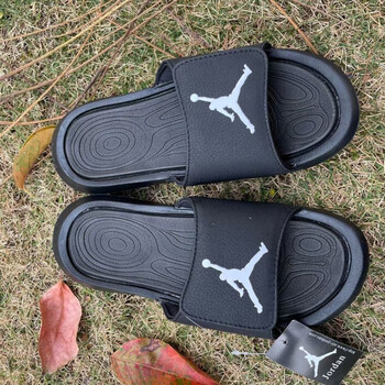 linikerbaj拖鞋飞人乔6运动篮球拖鞋情侣魔术贴潮牌居家男女拖鞋男士