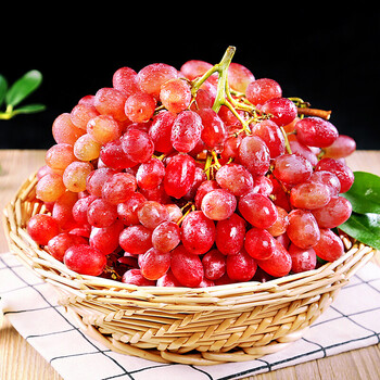 克伦生葡萄无籽红提应当季新鲜水果提子非阳光玫瑰晴王 3斤