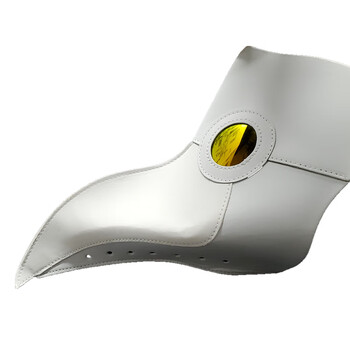 瘟疫医生乌鸦手杖防毒黑袍斗篷披风赛博朋克万圣节scp049 白鹰