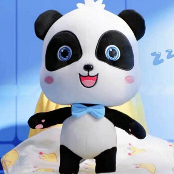 电视宝宝墩冰奇奇妙妙熊猫儿童卡通可爱毛绒玩偶玩具动画公仔温妤
