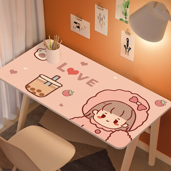 女生书桌垫桌垫书桌垫学生女孩ins少女心儿童学习写字台垫子桌布卡通