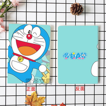 哆啦a梦笔记本子学生儿童可爱记事本卡通小叮当机器猫手账本加厚5儒