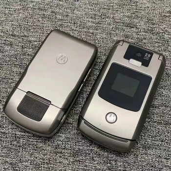 motorola/摩托罗拉 v3x 经典刀锋翻盖按键古董3g移动联通学生手机 深