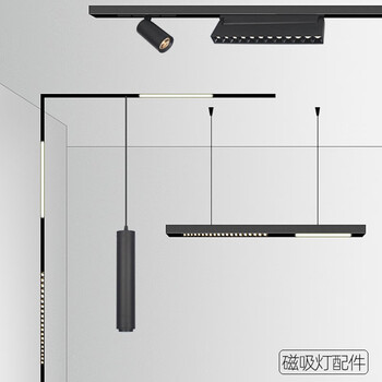 嵌入式磁吸轨道灯轨道条明装吸顶吊装暗装导轨槽 低压48V灯具配件 购买灯具请到另外一个链接哦【图片 价格 品牌 报价】-京东