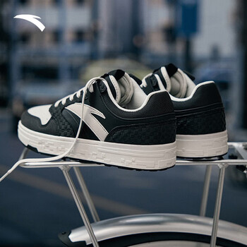 安踏(anta)街顽丨王一博同款经典板鞋男2023情侣运动鞋休闲鞋子 燔石