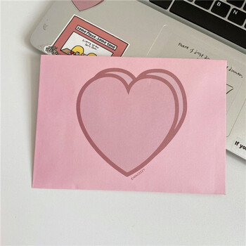 腾亿优品ins粉色信封ins卡通表白信封简约小清新可爱卡片纸袋少女心