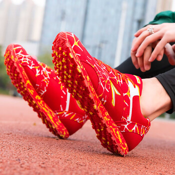 排球鞋男女比赛专用拔河运动鞋防滑气排球鞋打网球鞋儿童男童女童红色