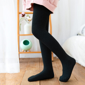 裤袜女童女童春秋款儿童打底裤外穿洋气宝宝袜裤中厚婴儿黑色s码13岁