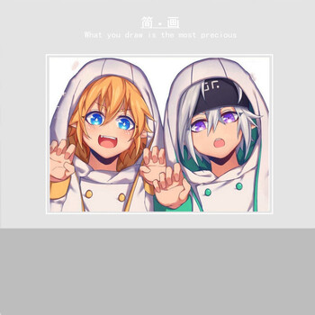 凹凸世界数字油画凹凸世界安迷修动漫角色减压手绘填色diy数字油画